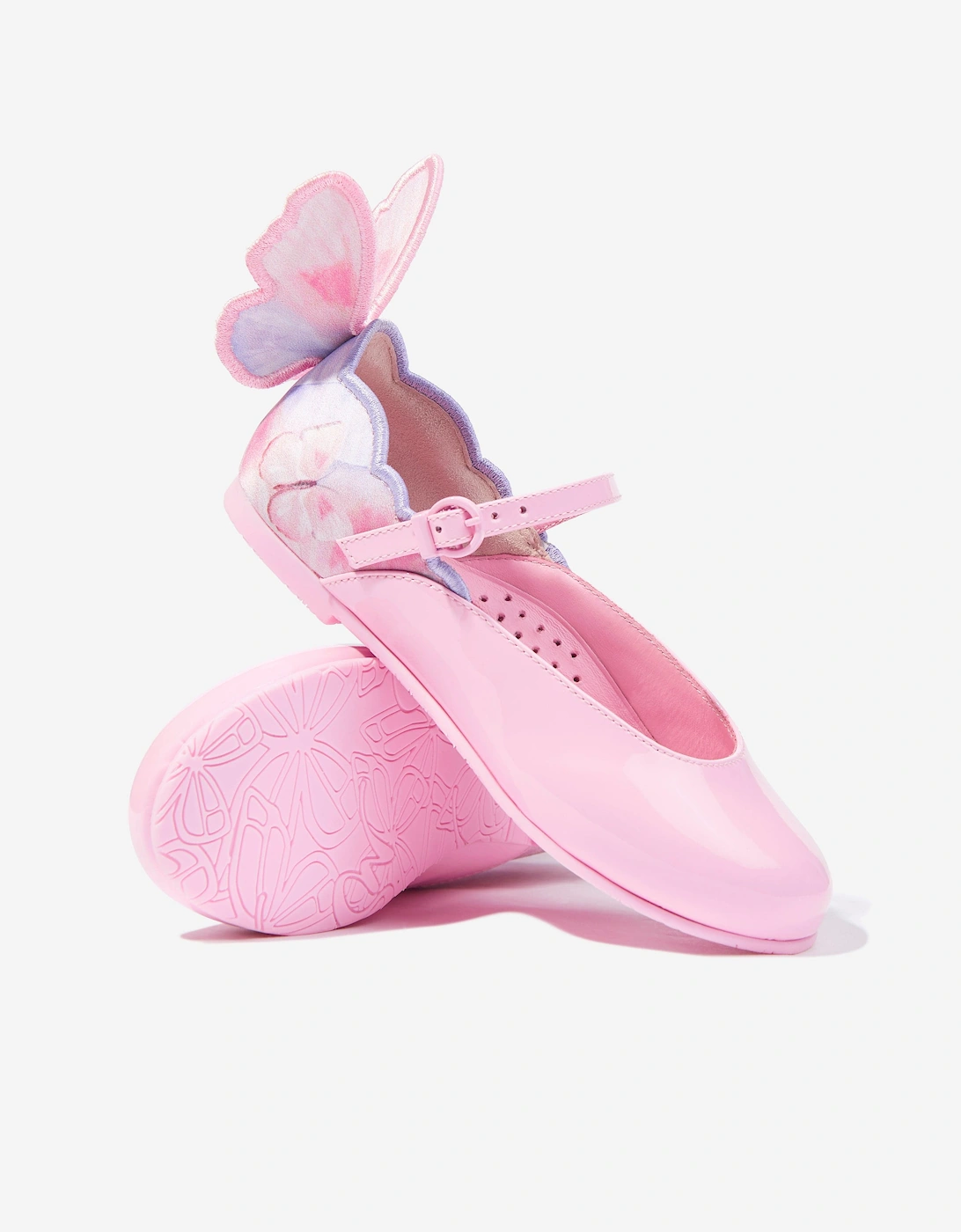 Girls Chiara Flat in Pink