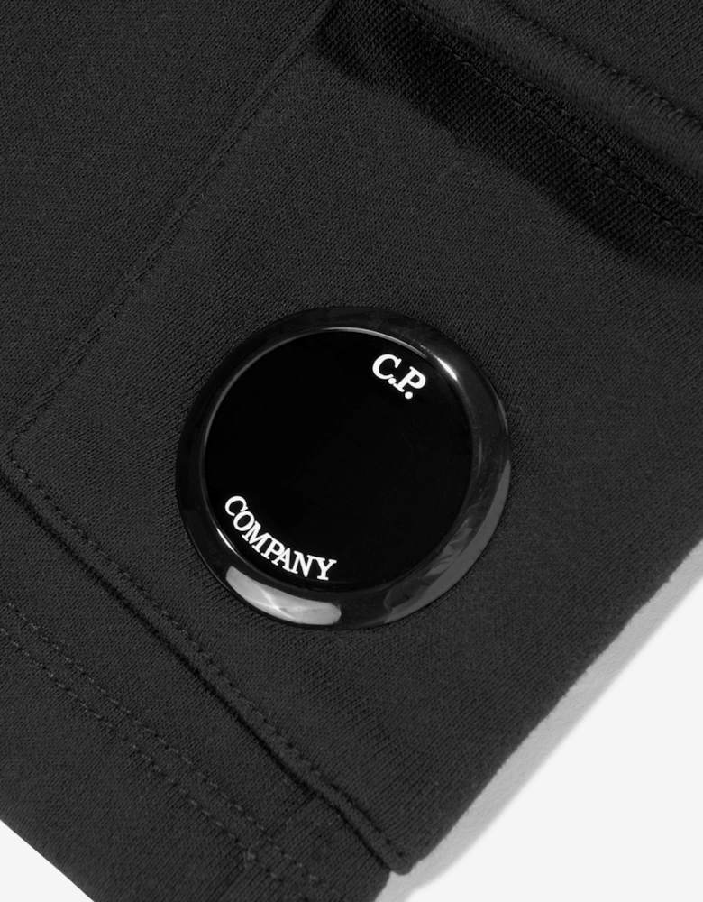 C.P. Company Boys Lens Pocket Shorts in Black