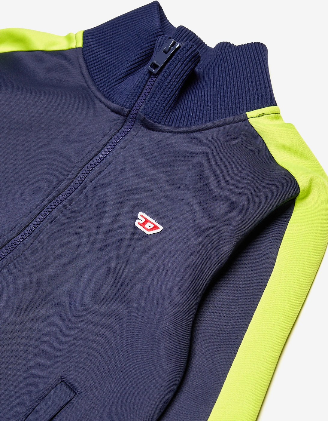 Boys Logo Track Jacket in Navy