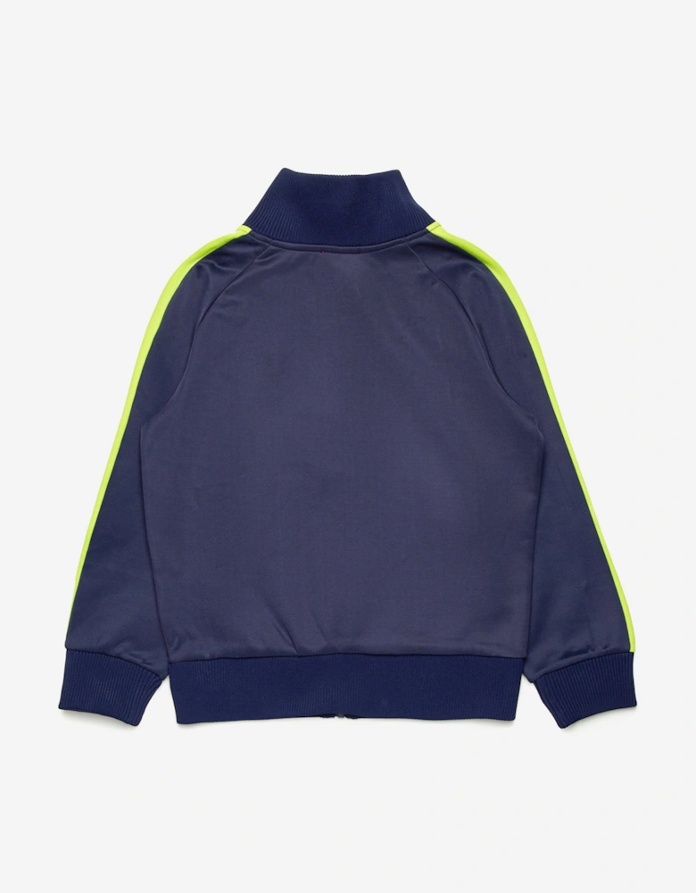Boys Logo Track Jacket in Navy