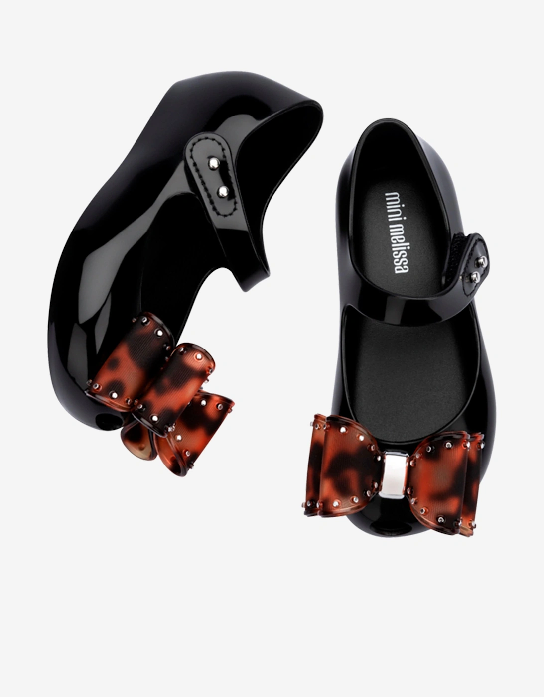 Girls Ultragirl Classic Bow Ballerinas in Black