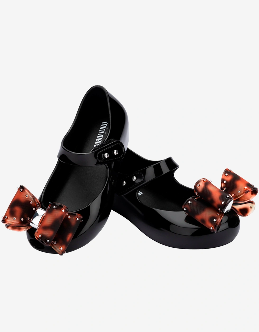 Girls Ultragirl Classic Bow Ballerinas in Black