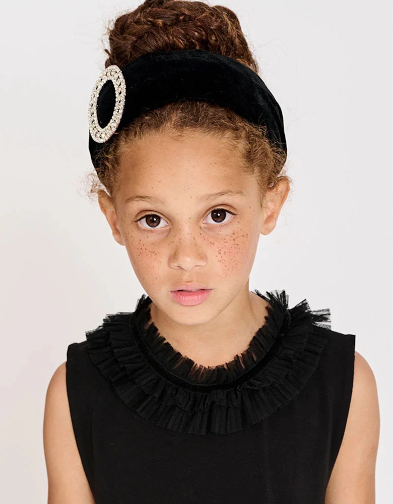 Angels Face Girls Gail Headband in Black