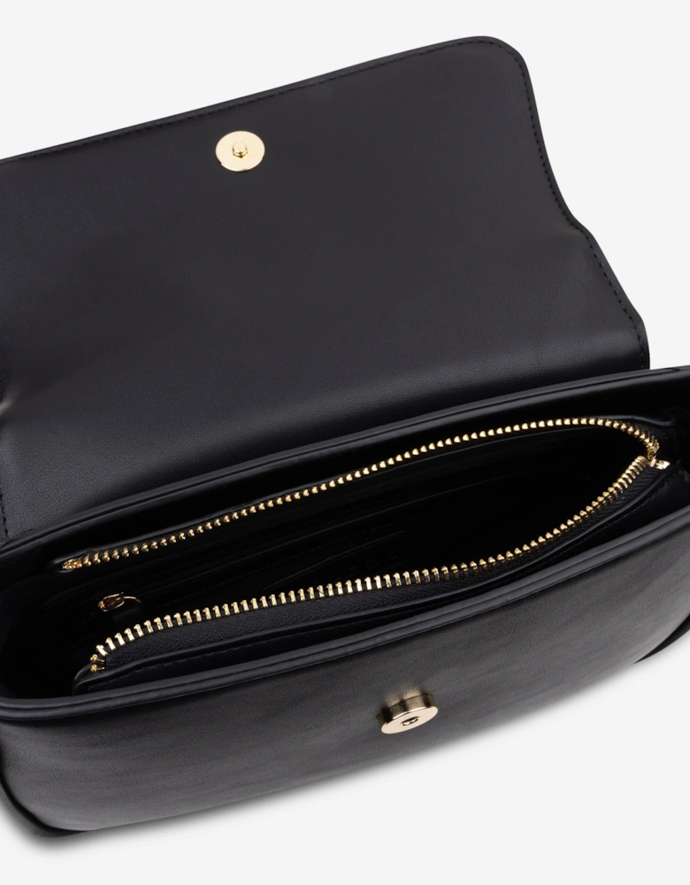 Shari Flap Bag in Black (26cm)
