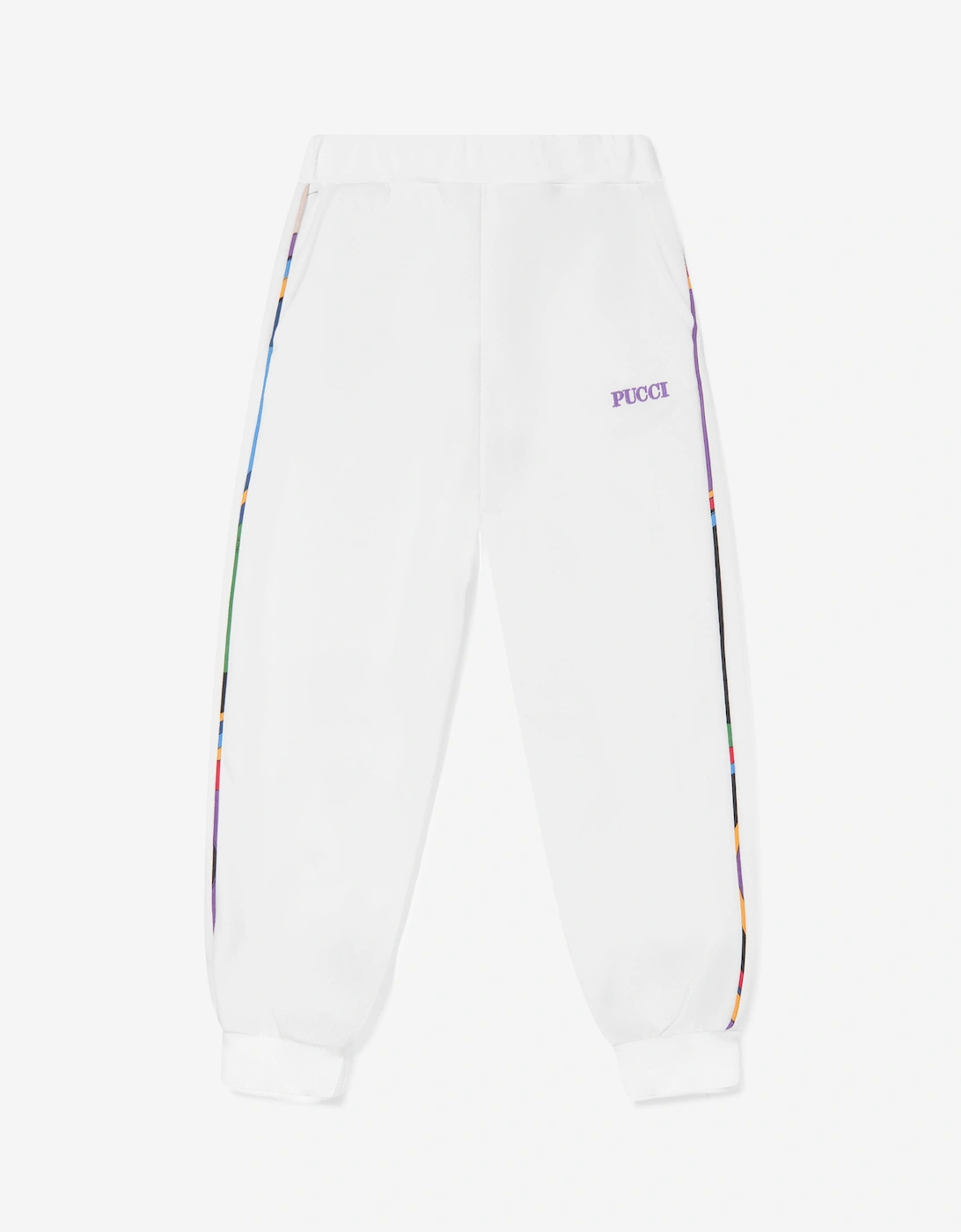 Girls Logo Joggers in Ivory, 5 of 4
