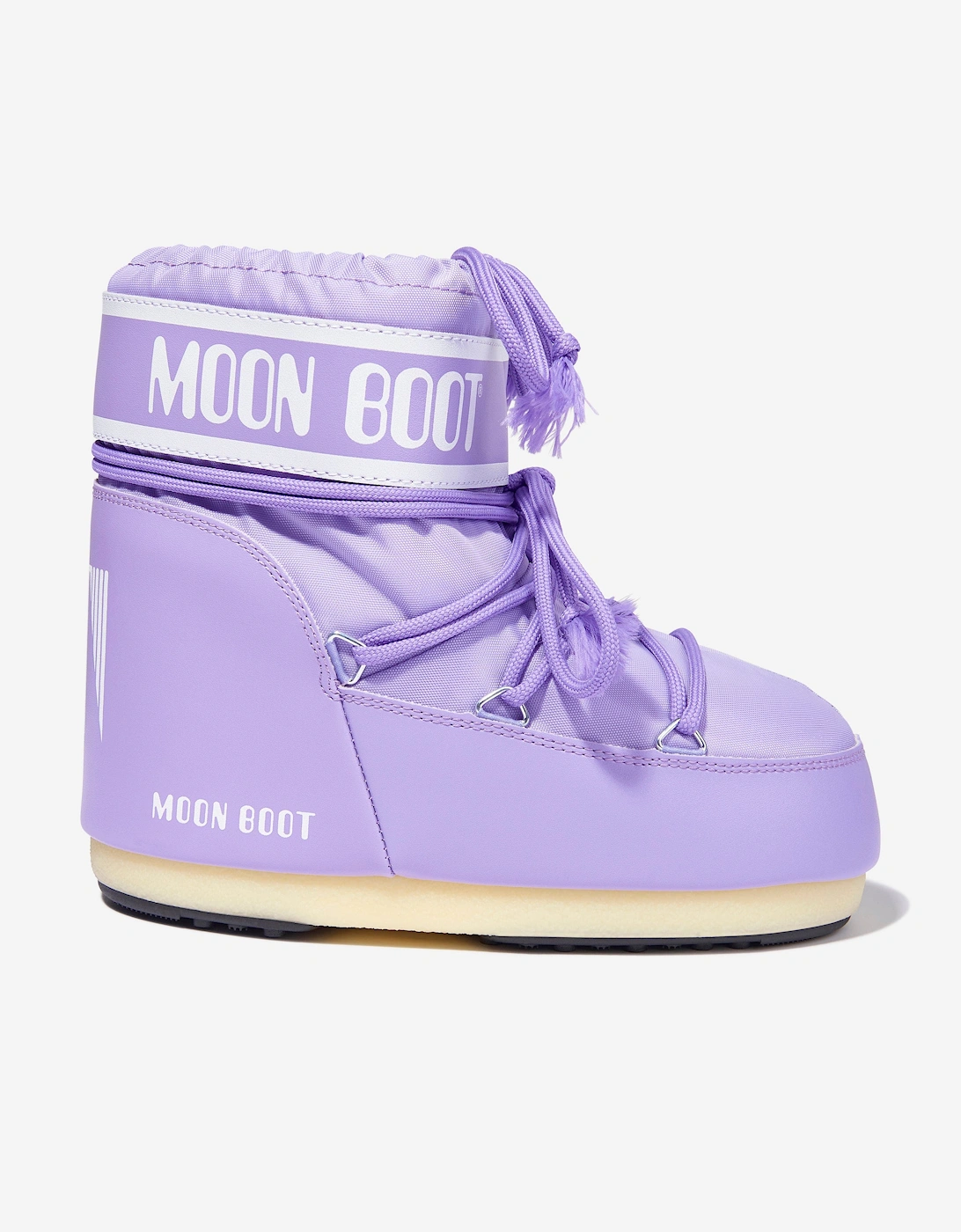 Moon Boot Kids Icon Low Nylon Snow Boots in Purple, 5 of 4