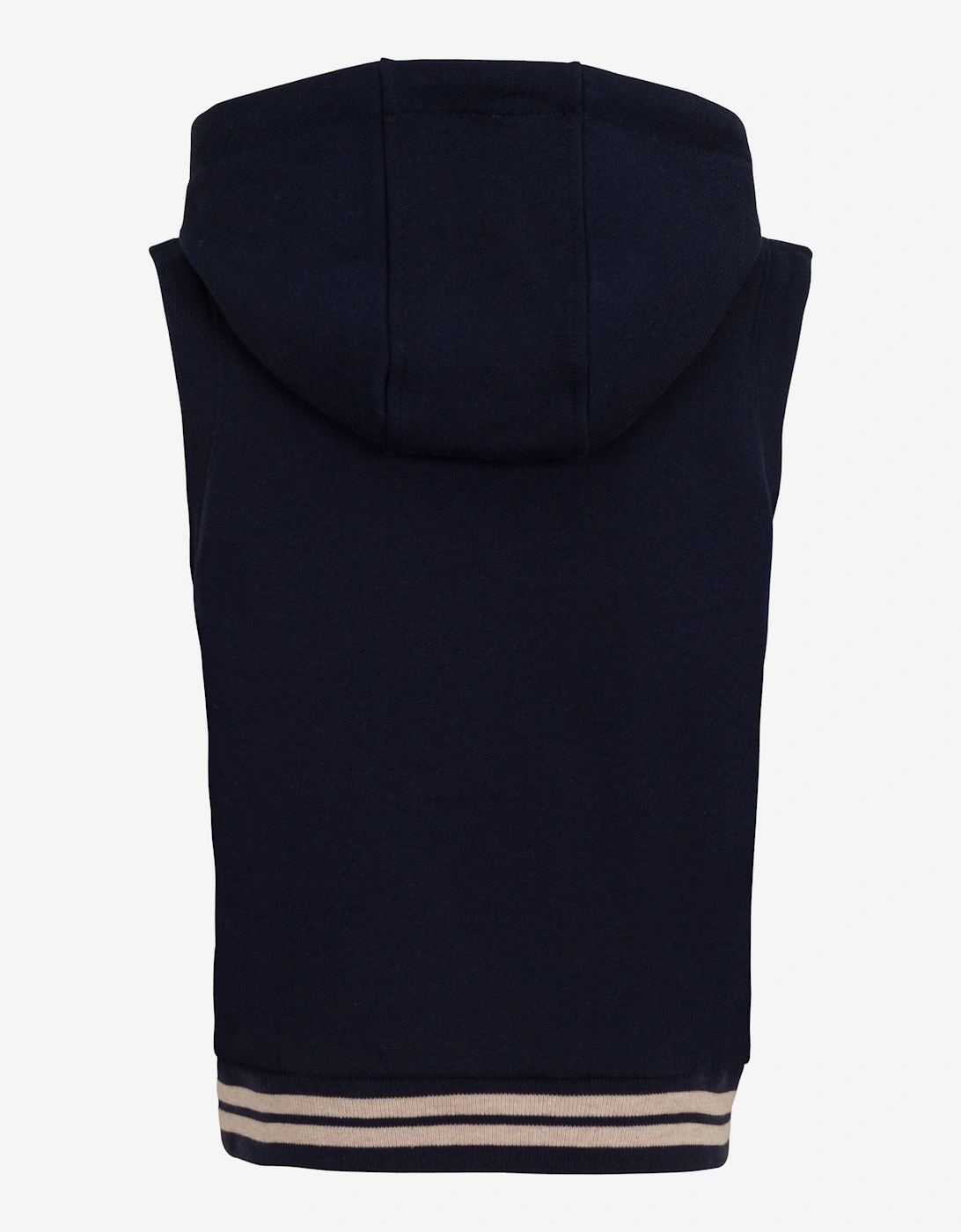 Boys Sleeveless Beach Club Hoodie in Navy