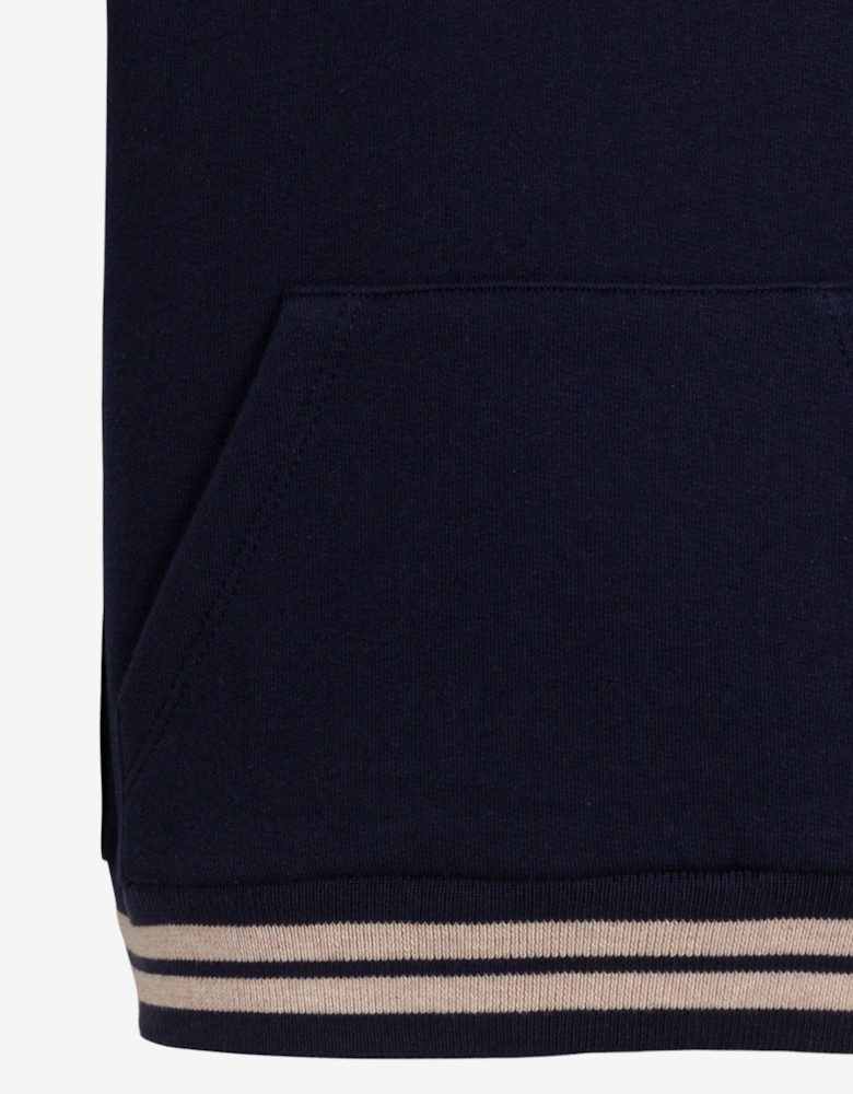 Boys Sleeveless Beach Club Hoodie in Navy