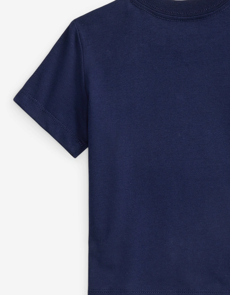 Baby Boys Athletic Club T-Shirt in Navy