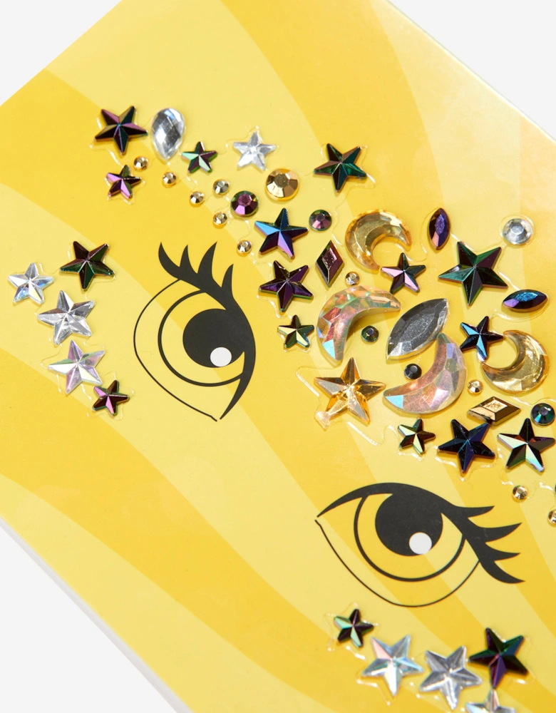 Girls Witch/Wizard Gem Makeup Stickers in Multicolour