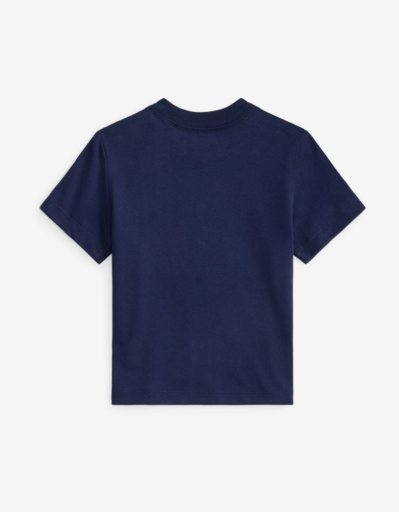 Baby Boys Athletic Club T-Shirt in Navy