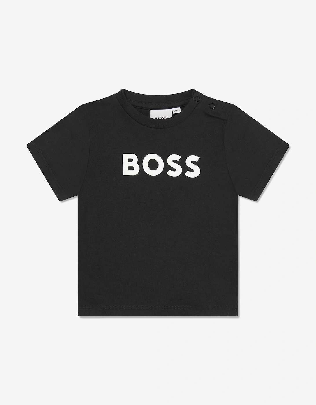 BOSS Baby Boys Logo T-Shirt in Black, 5 of 4