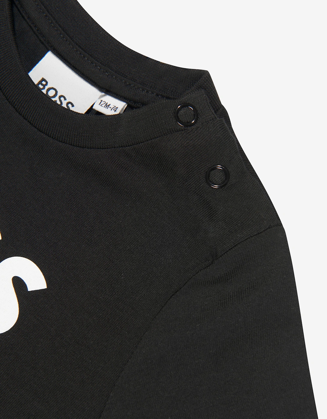 BOSS Baby Boys Logo T-Shirt in Black