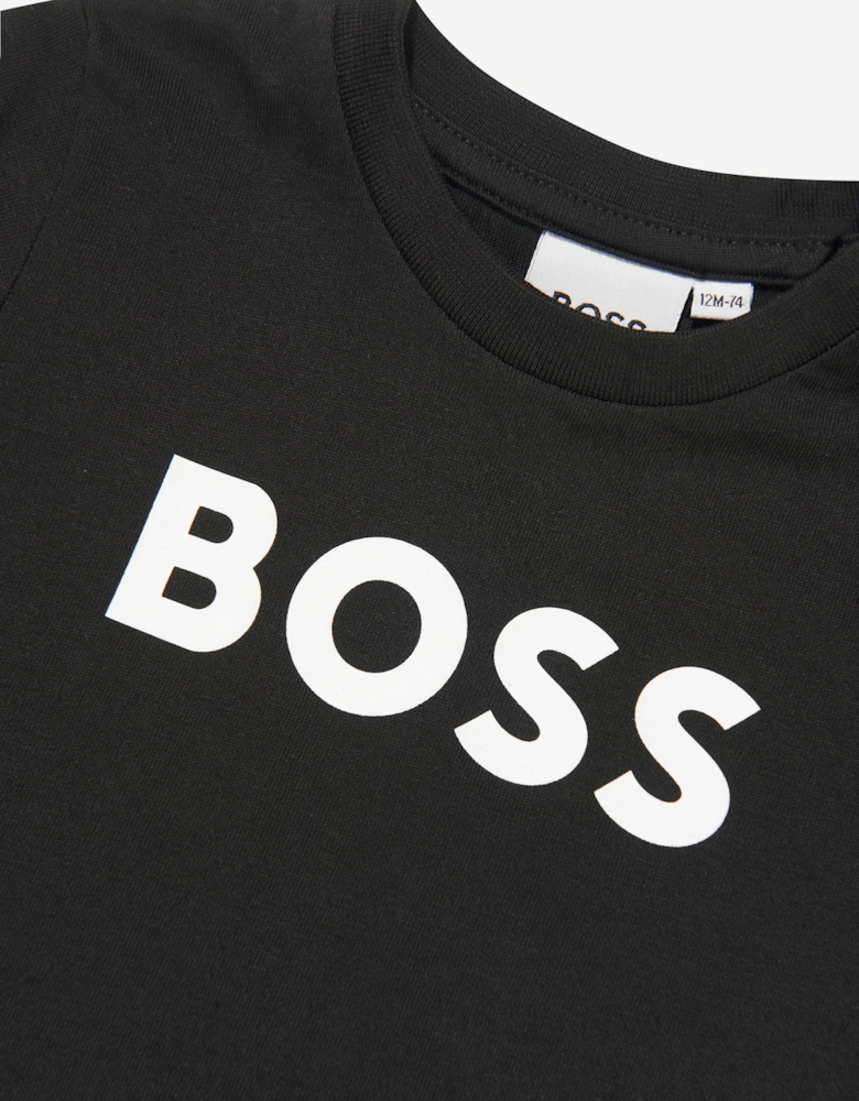 BOSS Baby Boys Logo T-Shirt in Black