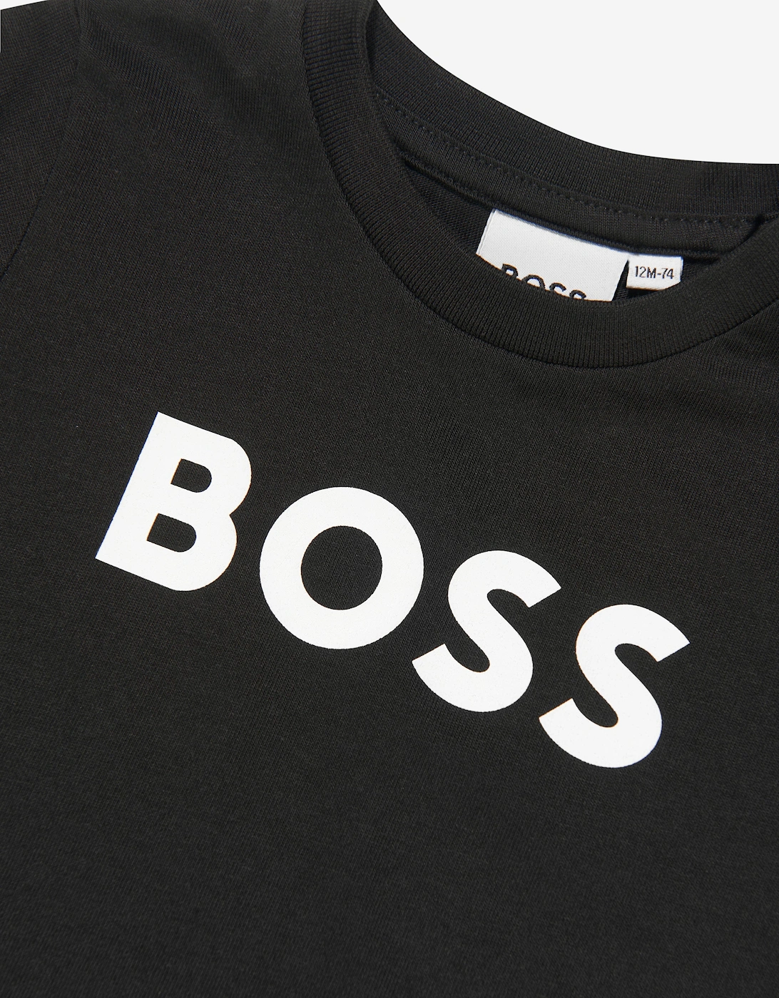 BOSS Baby Boys Logo T-Shirt in Black