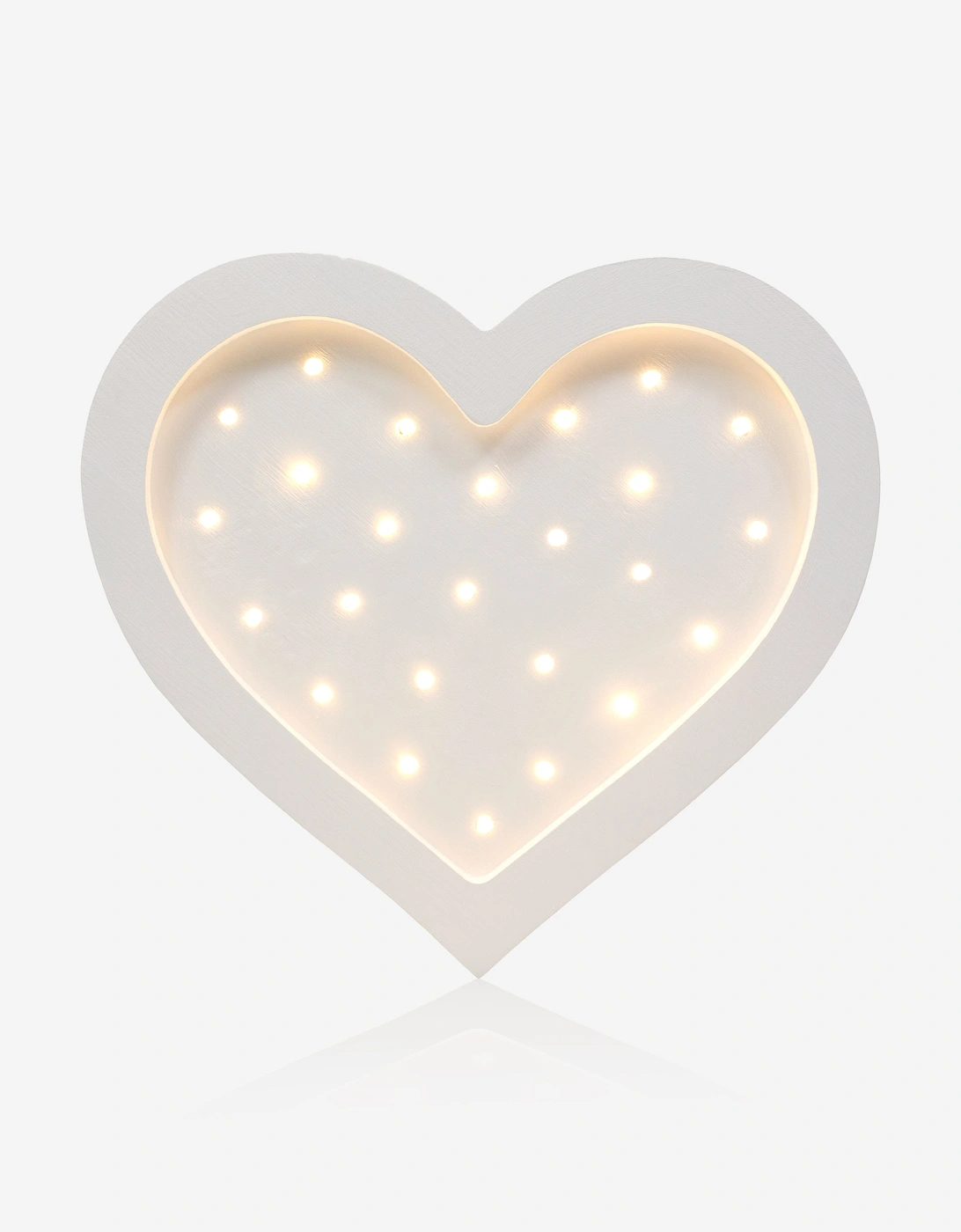 Heart Lamp in White (28x28x5.5 cm), 5 of 4