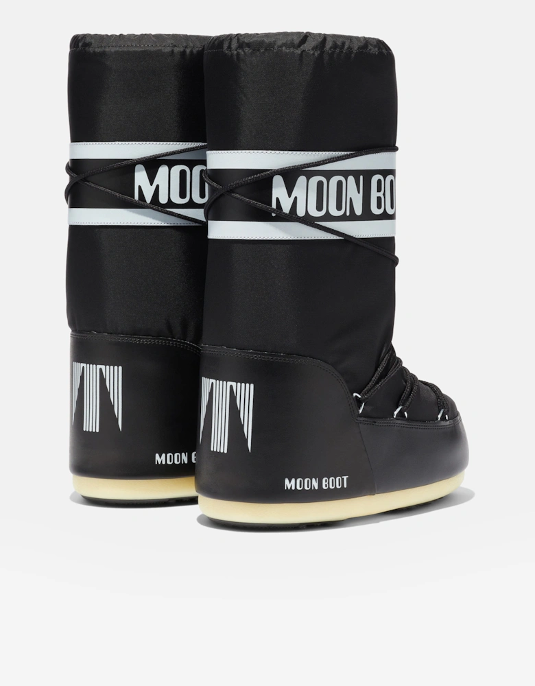 Moon Boot Kids Icon Boots in Black