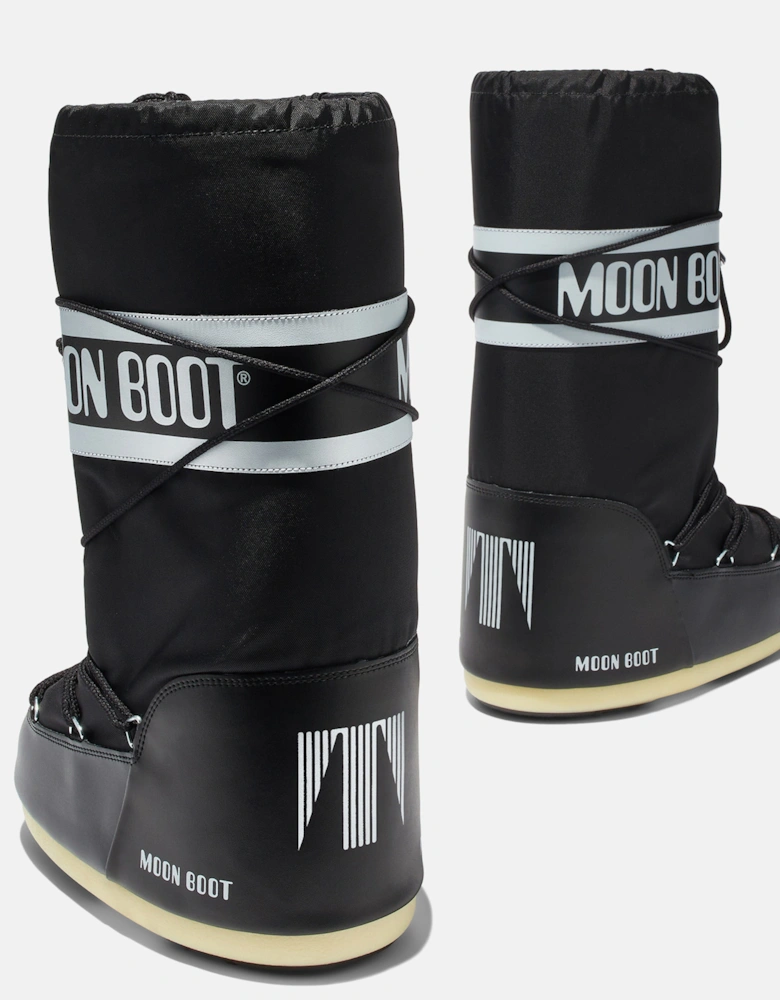 Moon Boot Kids Icon Boots in Black
