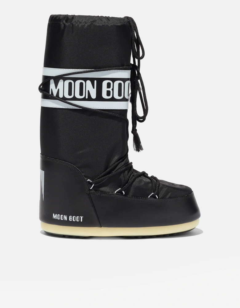 Moon Boot Kids Icon Boots in Black