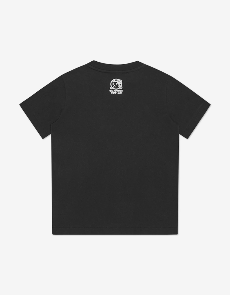 Boys Tree Camo Arch Logo T-Shirt in Black