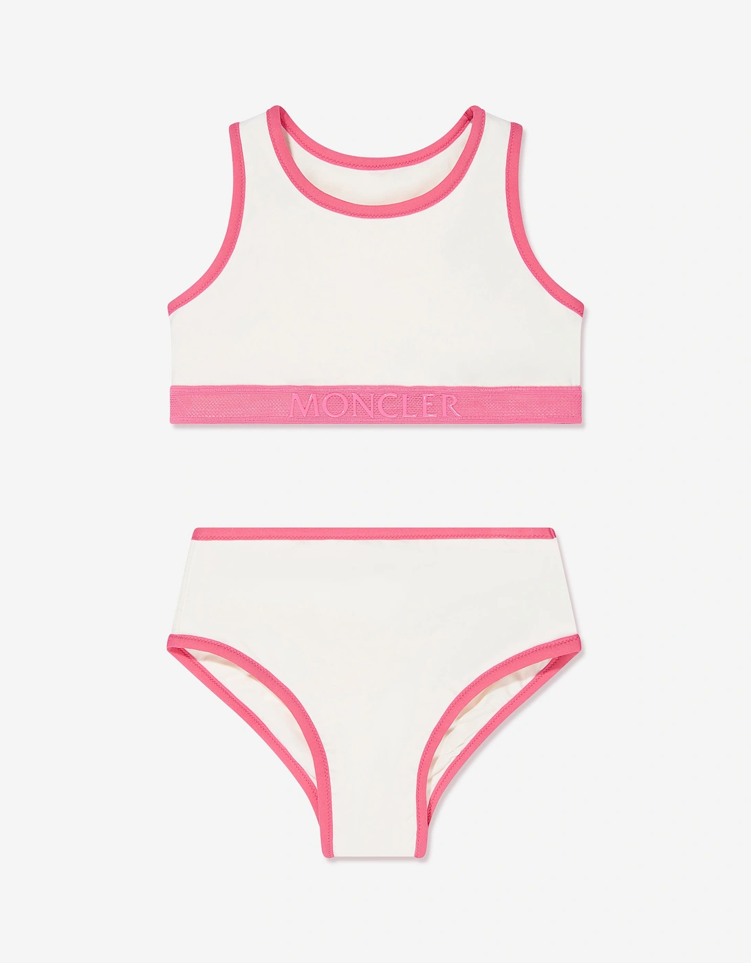 Enfant Girls Logo Bikini in White, 5 of 4