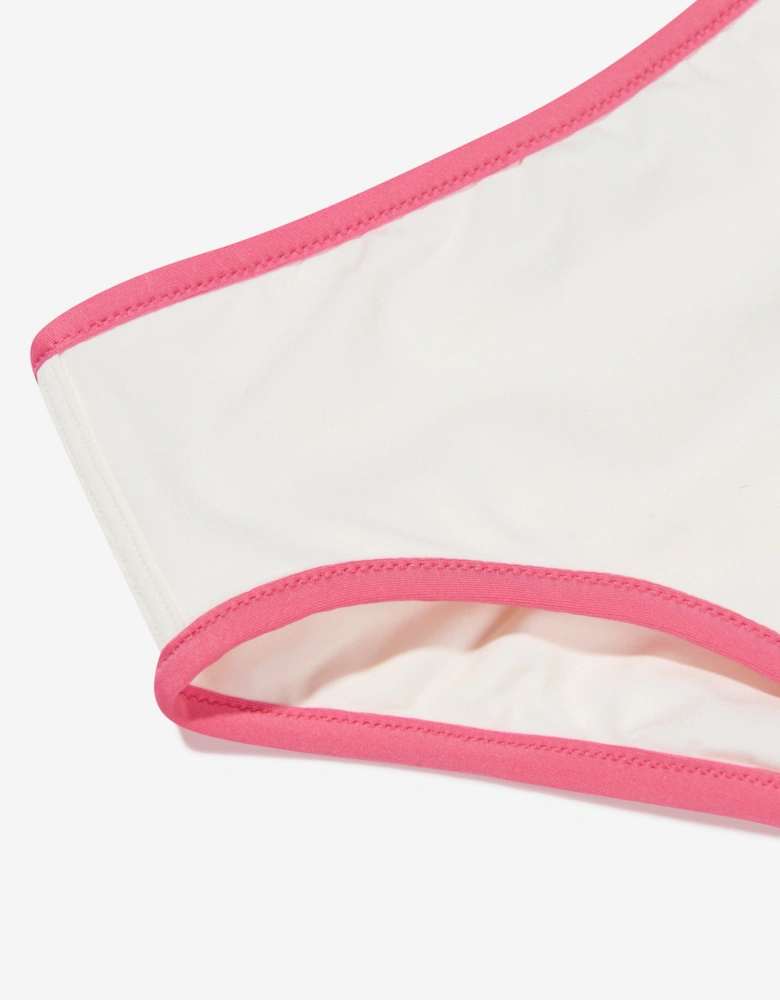Enfant Girls Logo Bikini in White