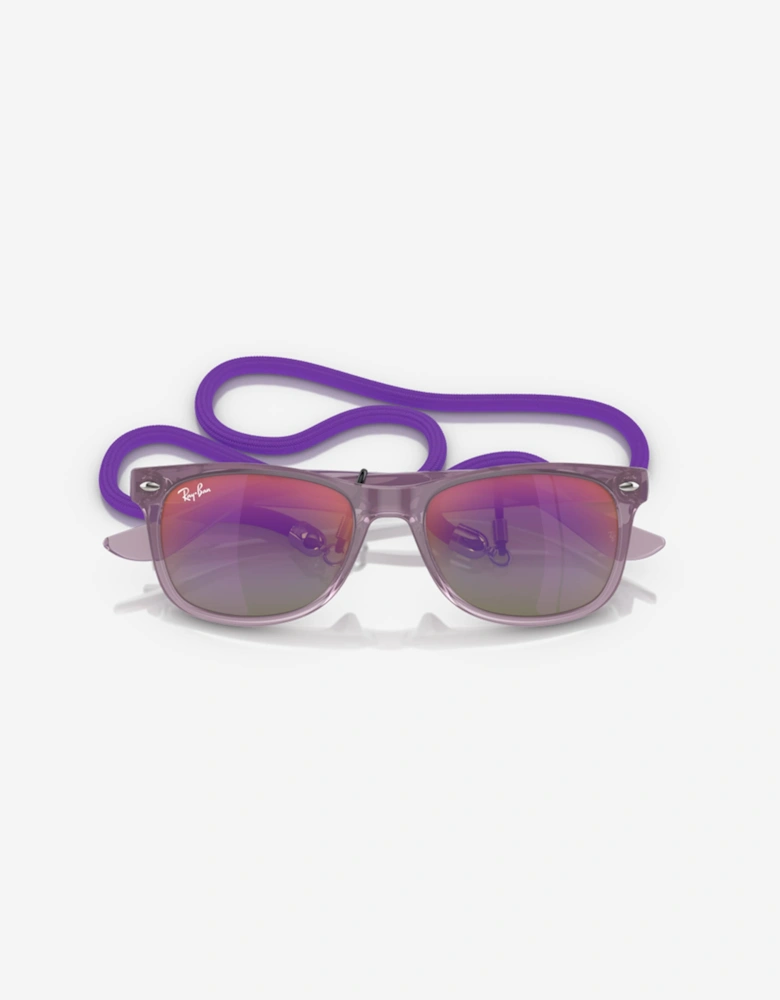 Girls Wayfarer Sunglasses in Purple