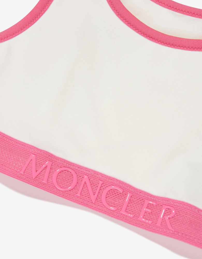 Enfant Girls Logo Bikini in White