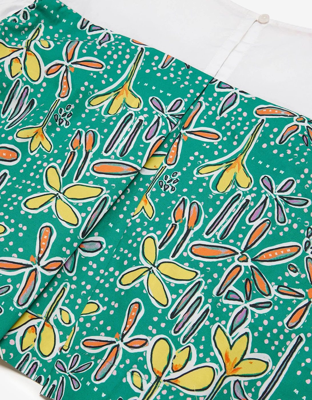 Grils Carioca Print Shirt in Green