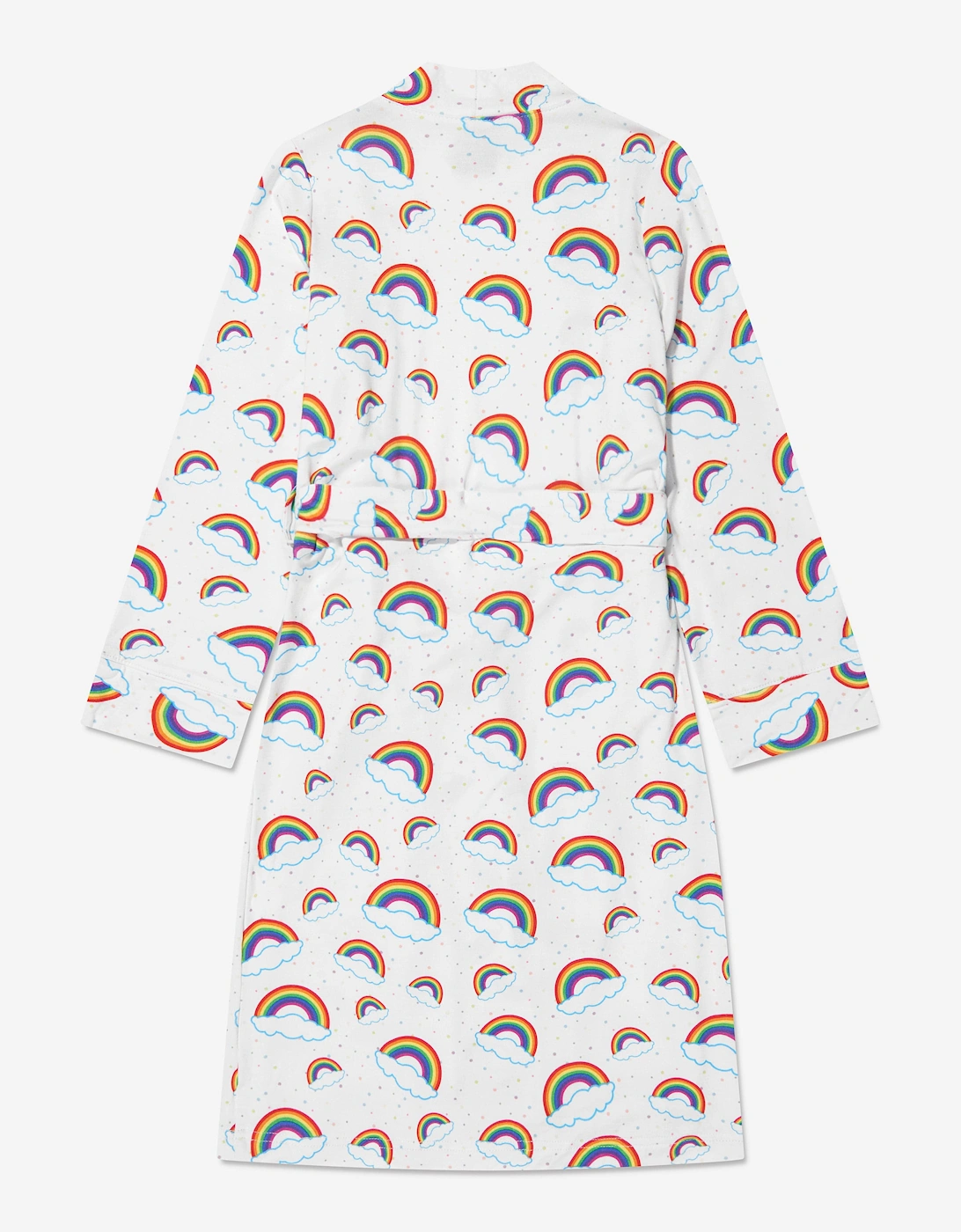 Girls Rainbow Bathrobe in Multicolour