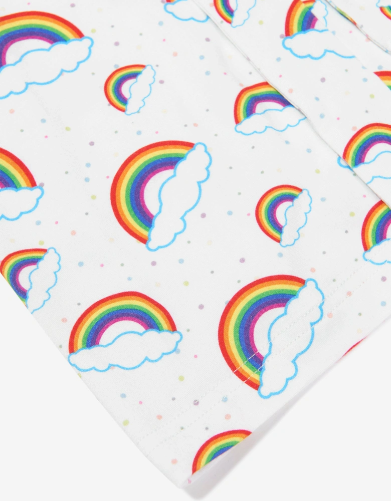 Girls Rainbow Bathrobe in Multicolour