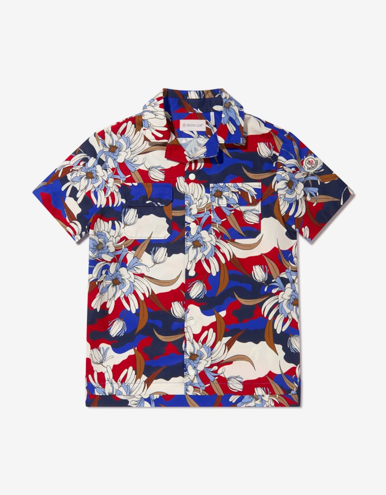 Enfant Boys Short Sleeve Shirt in Multicolour