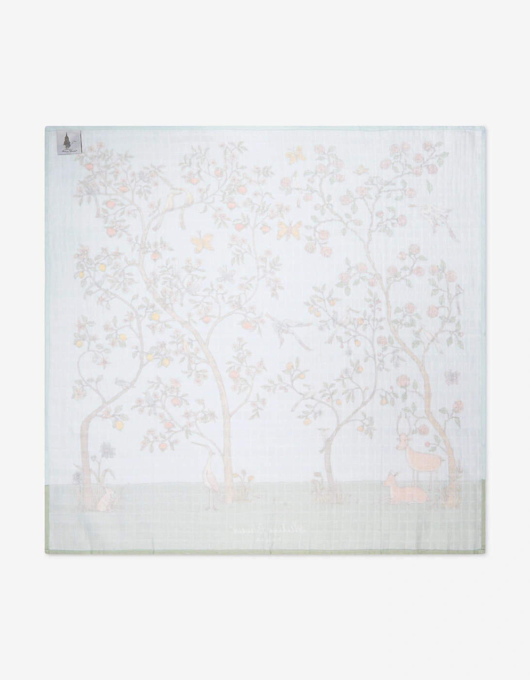 Baby Boys In Bloom Swaddle in Blue (100cm)