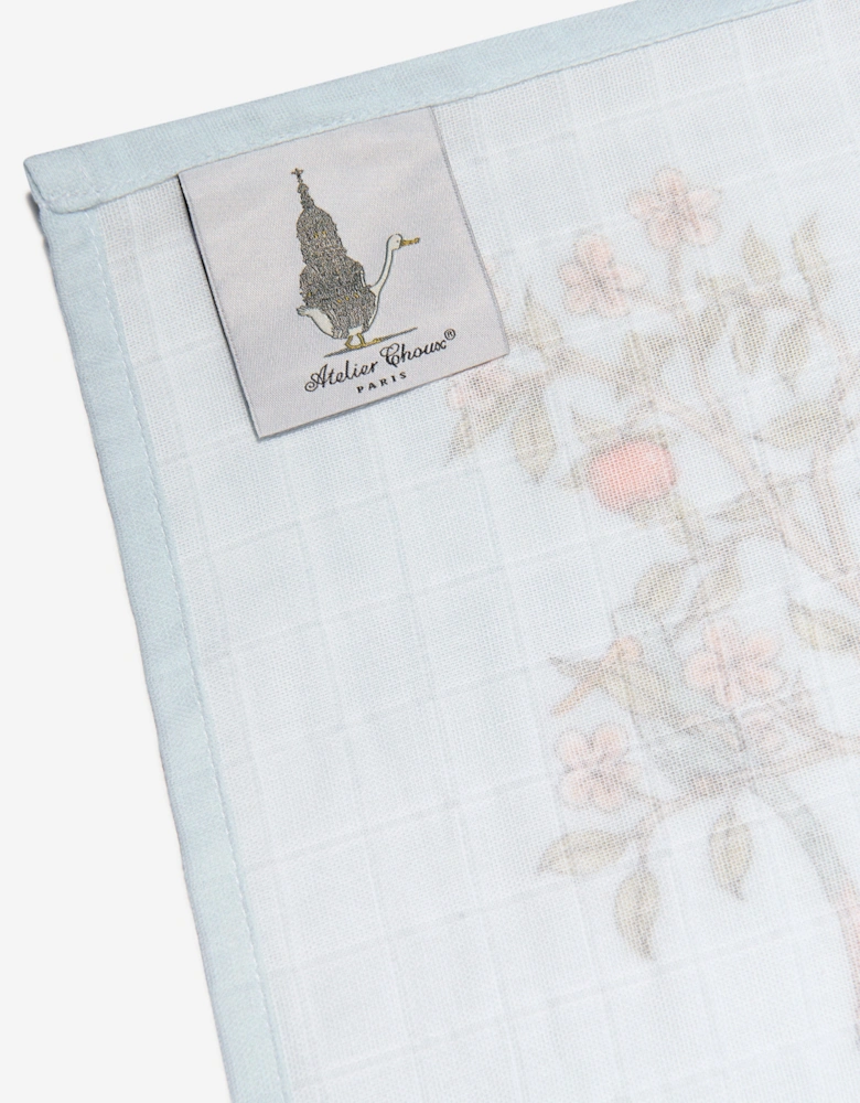 Baby Boys In Bloom Swaddle in Blue (100cm)