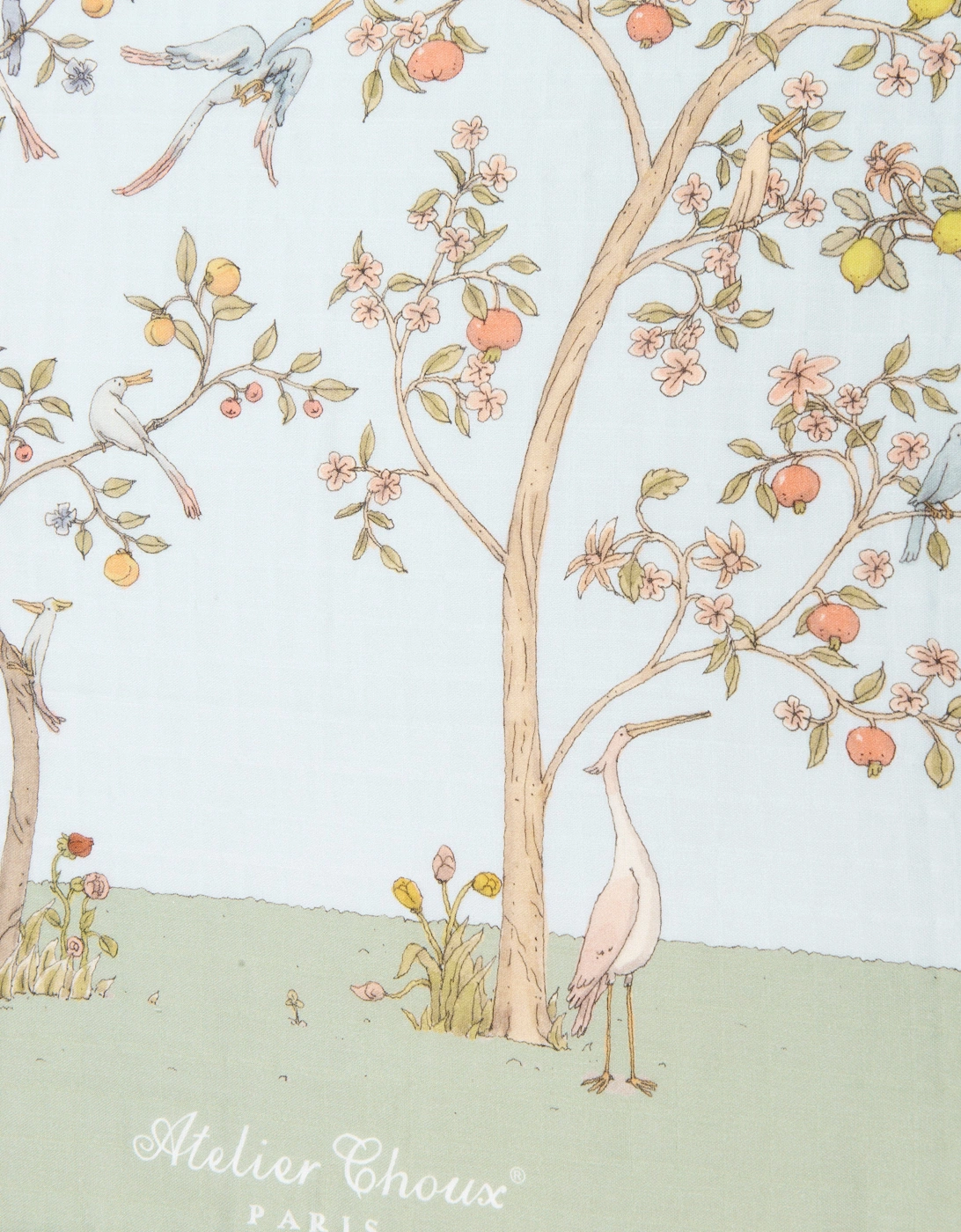 Baby Boys In Bloom Swaddle in Blue (100cm)