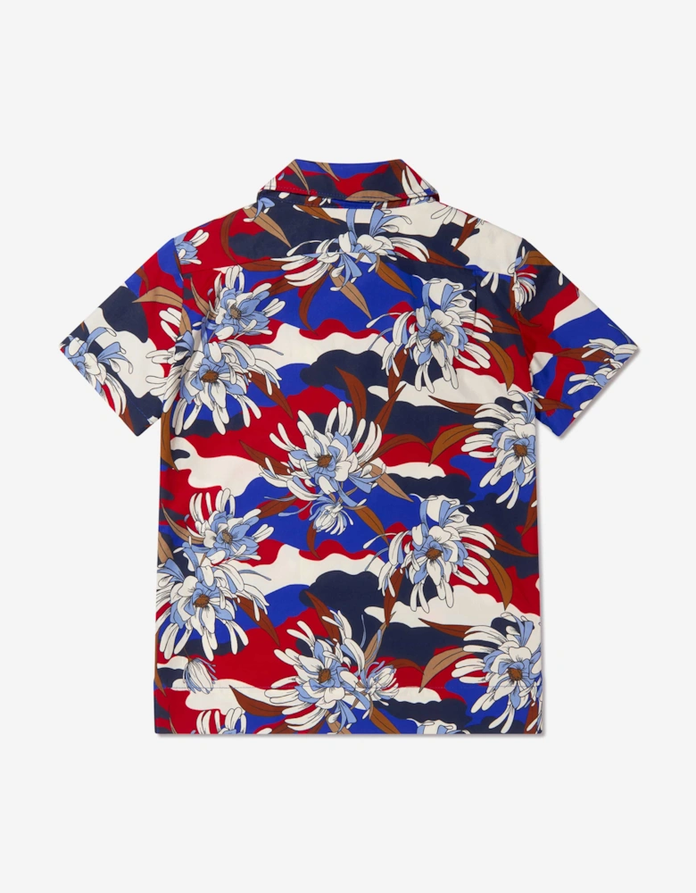 Enfant Boys Short Sleeve Shirt in Multicolour