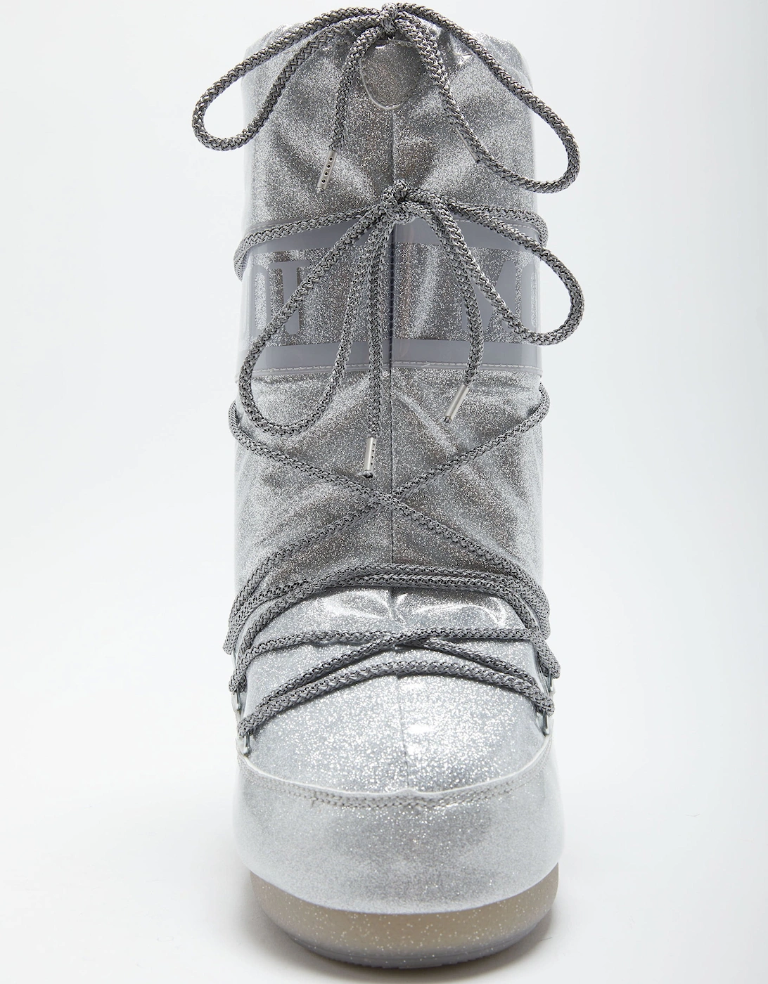 Moon Boot Kids Icon Glitter Boots in Silver