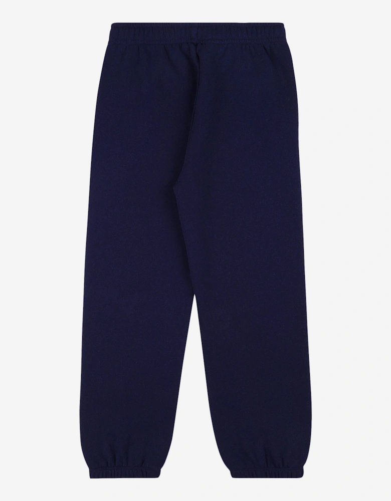 Kids H&W Crest Joggers in Navy