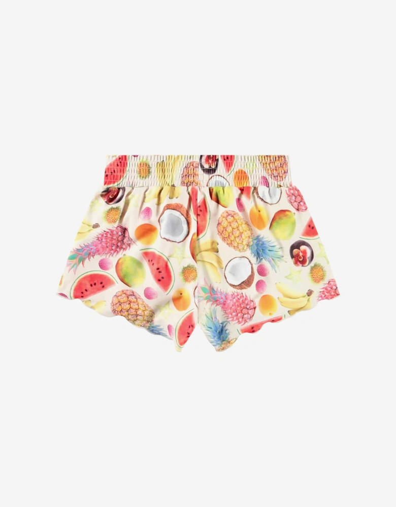 Girls Nicci Magical Fruits Swim Shorts in Multicolour (UPF50+)