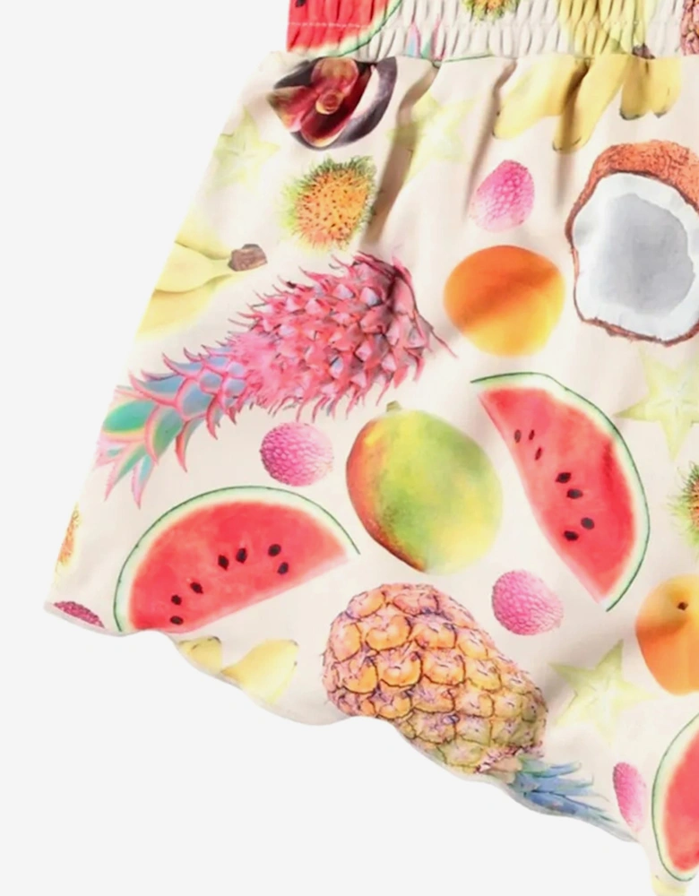 Girls Nicci Magical Fruits Swim Shorts in Multicolour (UPF50+)