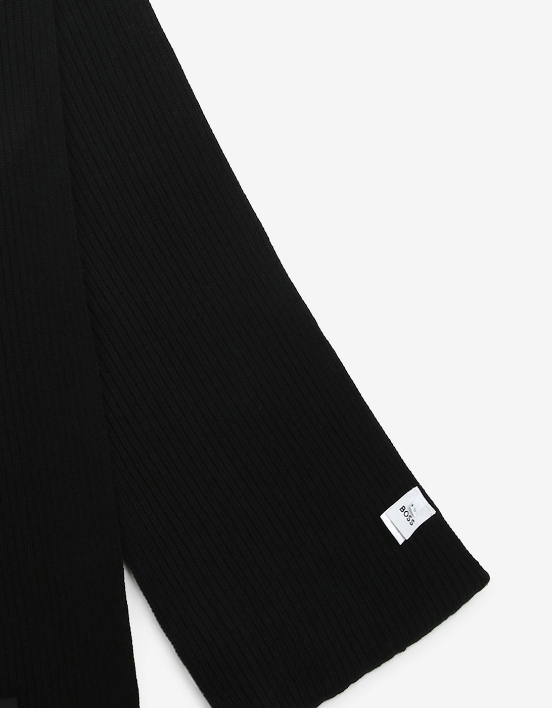 BOSS Boys Logo Scarf in Black