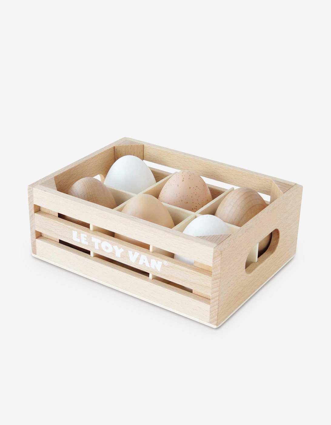 Farm Eggs Wooden Market Crate-7 Piece (W:160 D:118 H:60mm)
