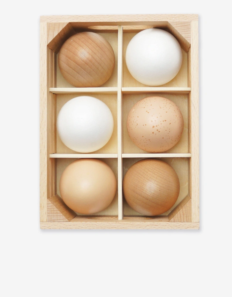 Farm Eggs Wooden Market Crate-7 Piece (W:160 D:118 H:60mm)