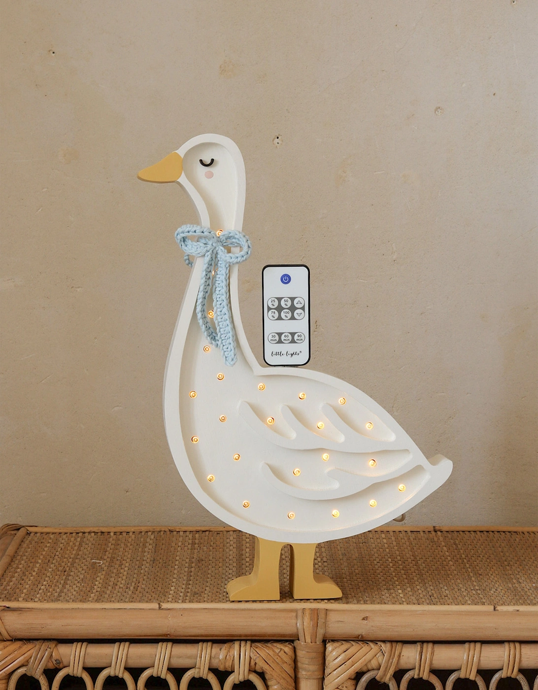 Goose Lamp in White (39.5x24.5x5.5 cm)