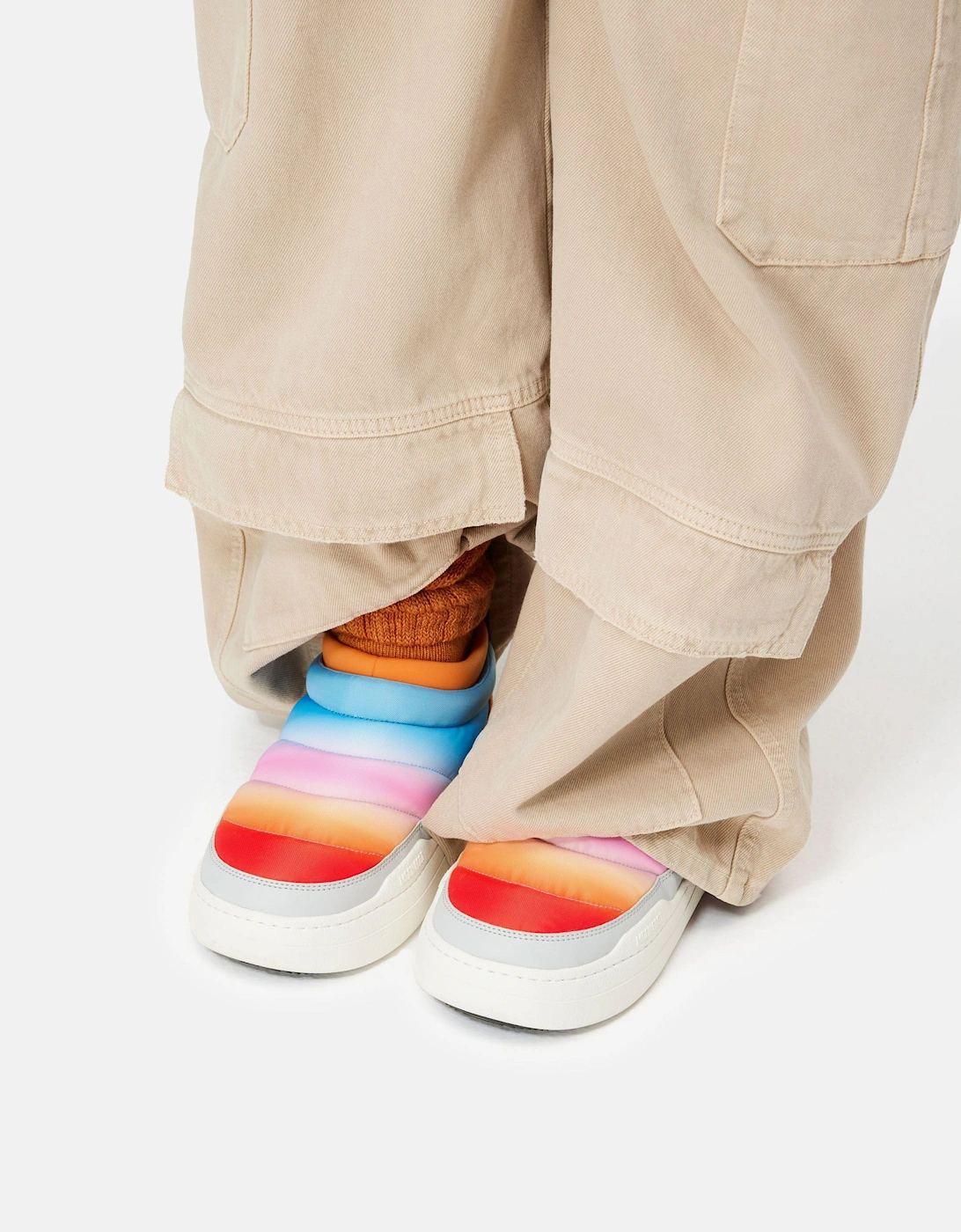Moon Boot Girls Park Soft Sunrise Shoes in Multicolour