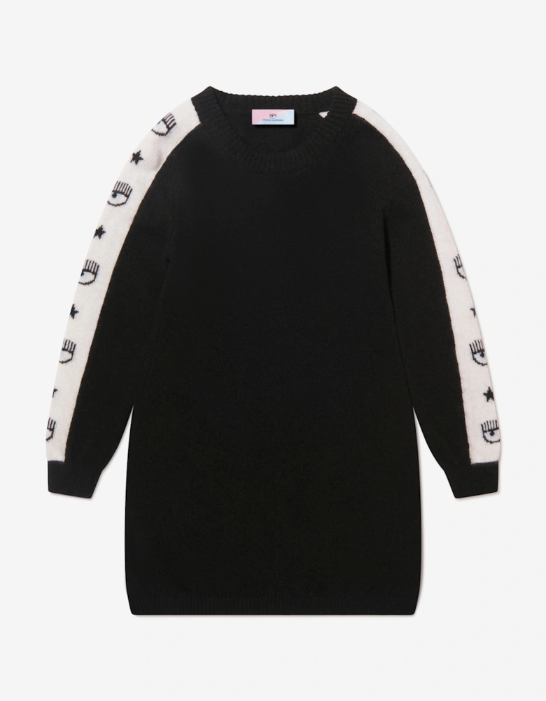 Girls Logomania Knitted Dress