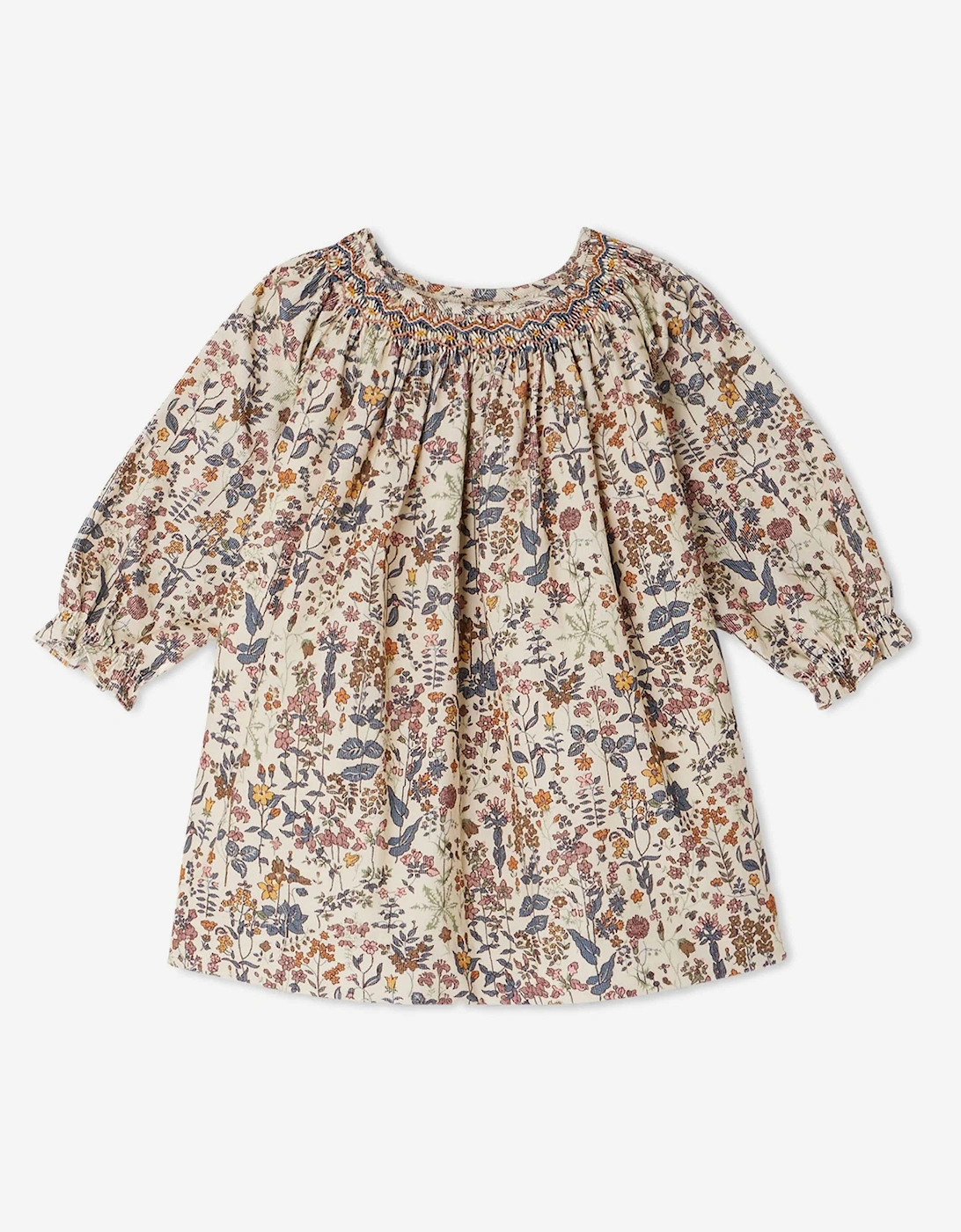 Baby Girls Griottine Dress in Multicolour, 4 of 3