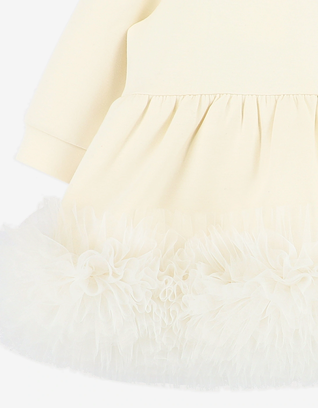 Angels Face Baby Girls Dawn Tulle Trim Dress in Ivory