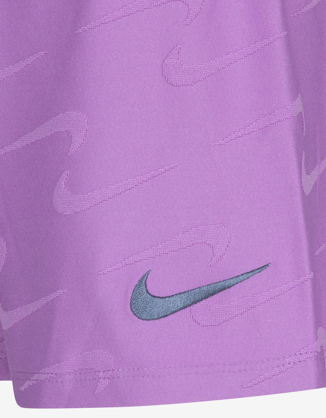 Girls Swoosh Motion Short Set in Purple