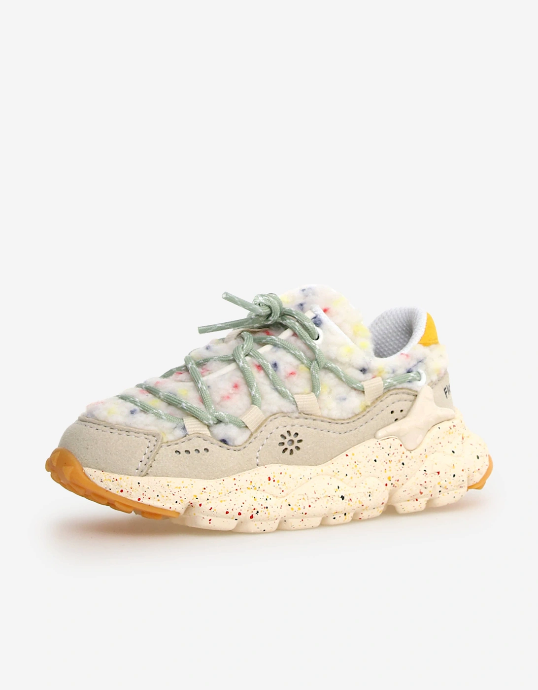 Kids Raikiri Trainers in Ivory